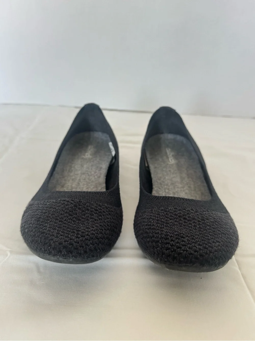 allbirds Women's Dark Grey Knit Ballet Flats Size 8.5